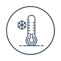 Lower skin temperature under the blanket during the night.